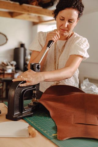 leather making